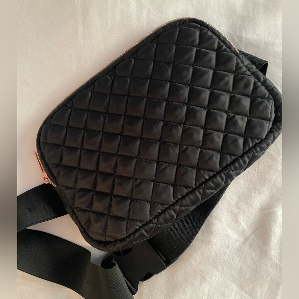 Quilted Black Crossbody/Belt Bag